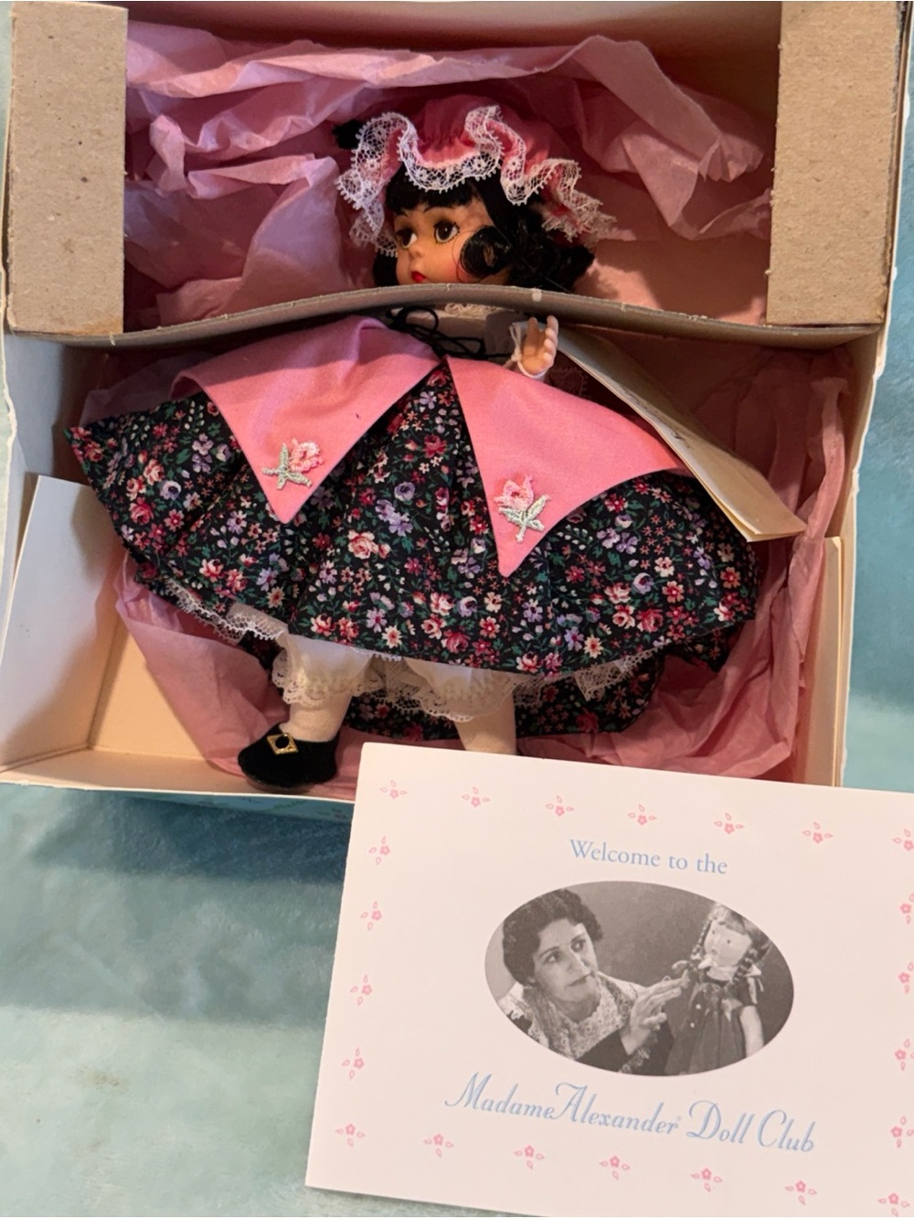 NIB Special Edition Madame Alexander Doll Co Lady Lee 7" Tall Brown Eye Blk Hair